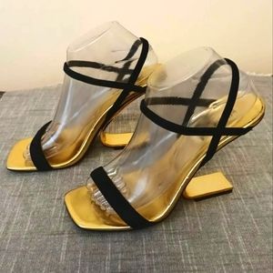 Jeffrey Campbell Geometric Heels Size 9 9